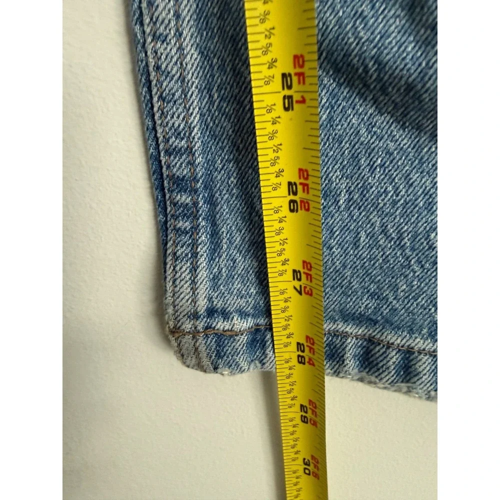 Banana Republic High-Rise Straight-Leg Blue Denim Women's 16‎ Jeans Casual
